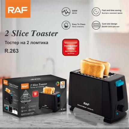 Raf 2 slice toaster