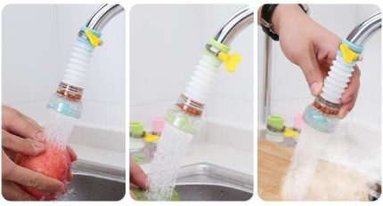 Rotating water filter