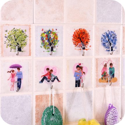 Character adhesive hanger