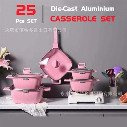 25pcs cookware set