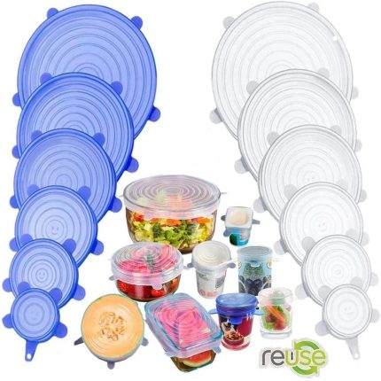 6pcs silicon food cover