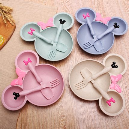 Wheat straw Children's plate set