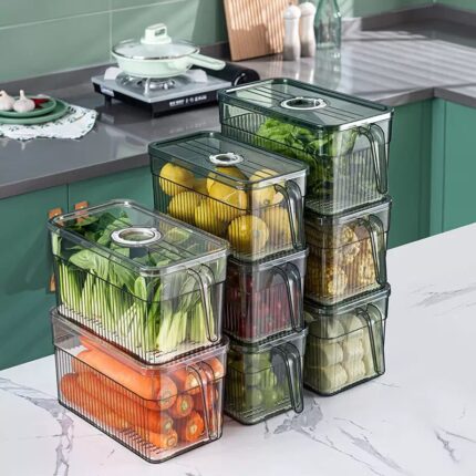 7L fridge organizer container