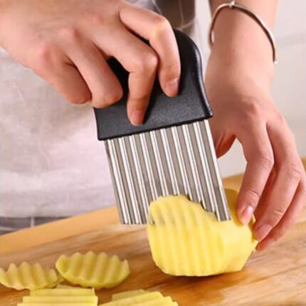 Stainless Steel Crinkle Potato Cutter