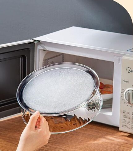 Transparent microwave food cover